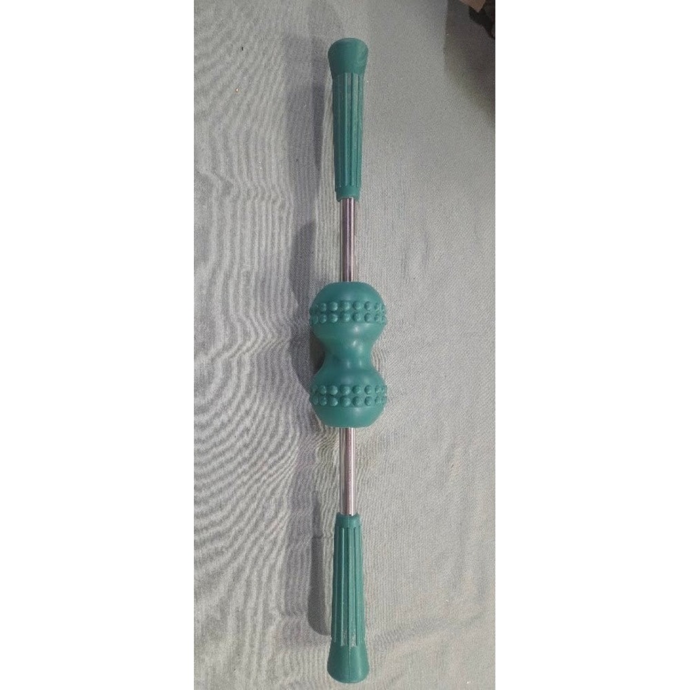 Nikken Magboy Magnetic Massage Roller Wand Teal Green Made in USA